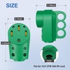 image:imageNilight 50 Amp RV Male Replacement Plug 125250 Volt Heavy Duty Receptacle with Handle ETL Listed NEMA 1450P for Camper Caravan Motorhome Van TrailerGreen