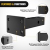 image:imageNilight Pintle Hook Hitch with Mounting Kit 40000 lbs Fits 212 to 3Inch Lunette Ring Mount Required 20Ton Hitch Receiver fit for Pintle Hook Mount1Position Pintle Hook Mount