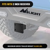image:imageNilight Pintle Hook Hitch with Mounting Kit 40000 lbs Fits 212 to 3Inch Lunette Ring Mount Required 20Ton Hitch Receiver fit for Pintle Hook Mount1Position Pintle Hook Mount
