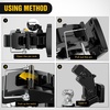 image:imageNilight Pintle Hook Hitch with Mounting Kit 40000 lbs Fits 212 to 3Inch Lunette Ring Mount Required 20Ton Hitch Receiver fit for Pintle Hook Mount2 Ball Pintle Hook