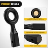 image:imageNilight Pintle Hook Hitch with Mounting Kit 40000 lbs Fits 212 to 3Inch Lunette Ring Mount Required 20Ton Hitch Receiver fit for Pintle Hook Mount2 Receivers Tow Eye