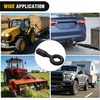 image:imageNilight Pintle Hook Hitch with Mounting Kit 40000 lbs Fits 212 to 3Inch Lunette Ring Mount Required 20Ton Hitch Receiver fit for Pintle Hook Mount2 Receivers Tow Eye