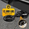 image:imageNilight Pintle Hook Hitch with Mounting Kit 40000 lbs Fits 212 to 3Inch Lunette Ring Mount Required 20Ton Hitch Receiver fit for Pintle Hook Mount2 Receivers Tow Eye