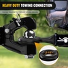 image:imageNilight Pintle Hook Hitch with Mounting Kit 40000 lbs Fits 212 to 3Inch Lunette Ring Mount Required 20Ton Hitch Receiver fit for Pintle Hook Mount2 Receivers Tow Eye