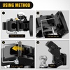 image:imageNilight Pintle Hook Hitch with Mounting Kit 40000 lbs Fits 212 to 3Inch Lunette Ring Mount Required 20Ton Hitch Receiver fit for Pintle Hook Mount2516 Ball Pintle Hook
