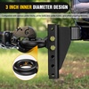 image:imageNilight Pintle Hook Hitch with Mounting Kit 40000 lbs Fits 212 to 3Inch Lunette Ring Mount Required 20Ton Hitch Receiver fit for Pintle Hook Mount3 ID 12Ton Tow Eye