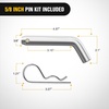 image:imageNilight Pintle Hook Hitch with Mounting Kit 40000 lbs Fits 212 to 3Inch Lunette Ring Mount Required 20Ton Hitch Receiver fit for Pintle Hook Mount3 Position Pintle Hook Mount