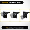 image:imageNilight Pintle Hook Hitch with Mounting Kit 40000 lbs Fits 212 to 3Inch Lunette Ring Mount Required 20Ton Hitch Receiver fit for Pintle Hook Mount3 Position Pintle Hook Mount