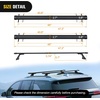 image:imageNilight Roof Rack Cross Bars Fit for Ford Bronco Sport On Road Base Big Bend 2021 2022 2023 2024 Adjustable Aluminum Less Wind Noise Car Crossbars for Cargo Carrier Luggage Kayak Tent SnowboardChevy Traverse 20222024
