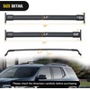 image:imageNilight Roof Rack Cross Bars Fit for Ford Bronco Sport On Road Base Big Bend 2021 2022 2023 2024 Adjustable Aluminum Less Wind Noise Car Crossbars for Cargo Carrier Luggage Kayak Tent SnowboardGMC Acadia 20172023