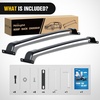 image:imageNilight Roof Rack Cross Bars Fit for Ford Bronco Sport On Road Base Big Bend 2021 2022 2023 2024 Adjustable Aluminum Less Wind Noise Car Crossbars for Cargo Carrier Luggage Kayak Tent SnowboardChevy Traverse 20182021
