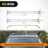 image:imageNilight Roof Rack Cross Bars Fit for Ford Bronco Sport On Road Base Big Bend 2021 2022 2023 2024 Adjustable Aluminum Less Wind Noise Car Crossbars for Cargo Carrier Luggage Kayak Tent SnowboardNissan Rogue 20142020