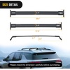 image:imageNilight Roof Rack Cross Bars Fit for Ford Bronco Sport On Road Base Big Bend 2021 2022 2023 2024 Adjustable Aluminum Less Wind Noise Car Crossbars for Cargo Carrier Luggage Kayak Tent SnowboardChevy Trax 20232024