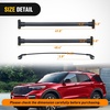 image:imageNilight Roof Rack Cross Bars Fit for Ford Bronco Sport On Road Base Big Bend 2021 2022 2023 2024 Adjustable Aluminum Less Wind Noise Car Crossbars for Cargo Carrier Luggage Kayak Tent SnowboardFord Explorer 20202022