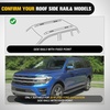 image:imageNilight Roof Rack Cross Bars Fit for Ford Bronco Sport On Road Base Big Bend 2021 2022 2023 2024 Adjustable Aluminum Less Wind Noise Car Crossbars for Cargo Carrier Luggage Kayak Tent SnowboardFord Expedition 20182022