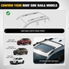 image:imageNilight Roof Rack Cross Bars Fit for Ford Bronco Sport On Road Base Big Bend 2021 2022 2023 2024 Adjustable Aluminum Less Wind Noise Car Crossbars for Cargo Carrier Luggage Kayak Tent SnowboardChevy Trax 20232024