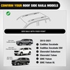 image:imageNilight Roof Rack Cross Bars Fit for Ford Bronco Sport On Road Base Big Bend 2021 2022 2023 2024 Adjustable Aluminum Less Wind Noise Car Crossbars for Cargo Carrier Luggage Kayak Tent SnowboardCadillac Escalade 20152021