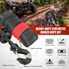 image:imageNilight Synthetic Winch Rope Kit 316 Inch x 50 Feet  6000 lbs Cable Line With Protective Sleeve 13500 lbs Hook Stopper for 4WD Off Road Vehicle UTV ATV SUV Truck GreyBlack