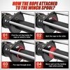 image:imageNilight Synthetic Winch Rope Kit 316 Inch x 50 Feet  6000 lbs Cable Line With Protective Sleeve 13500 lbs Hook Stopper for 4WD Off Road Vehicle UTV ATV SUV Truck GreyBlack