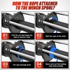 image:imageNilight Synthetic Winch Rope Kit 316 Inch x 50 Feet  6000 lbs Cable Line With Protective Sleeve 13500 lbs Hook Stopper for 4WD Off Road Vehicle UTV ATV SUV Truck GreyBlue