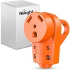 image:imageNilight 50 Amp RV Male Replacement Plug 125250 Volt Heavy Duty Receptacle with Handle ETL Listed NEMA 1450P for Camper Caravan Motorhome Van TrailerAmber