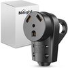 image:imageNilight 50 Amp RV Male Replacement Plug 125250 Volt Heavy Duty Receptacle with Handle ETL Listed NEMA 1450P for Camper Caravan Motorhome Van TrailerBlack