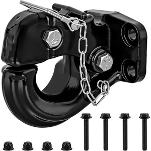 image:imageNilight Pintle Hook Hitch with Mounting Kit 40000 lbs Fits 212 to 3Inch Lunette Ring Mount Required 20Ton Hitch Receiver fit for Pintle Hook Mount15Ton Capacity