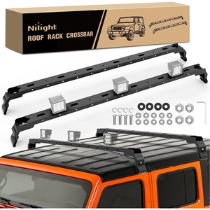 image:imageNilight Roof Rack Cross Bars Fit for Ford Bronco Sport On Road Base Big Bend 2021 2022 2023 2024 Adjustable Aluminum Less Wind Noise Car Crossbars for Cargo Carrier Luggage Kayak Tent SnowboardJeep Wrangler JK JL 4XE JT 20072025 300LBS