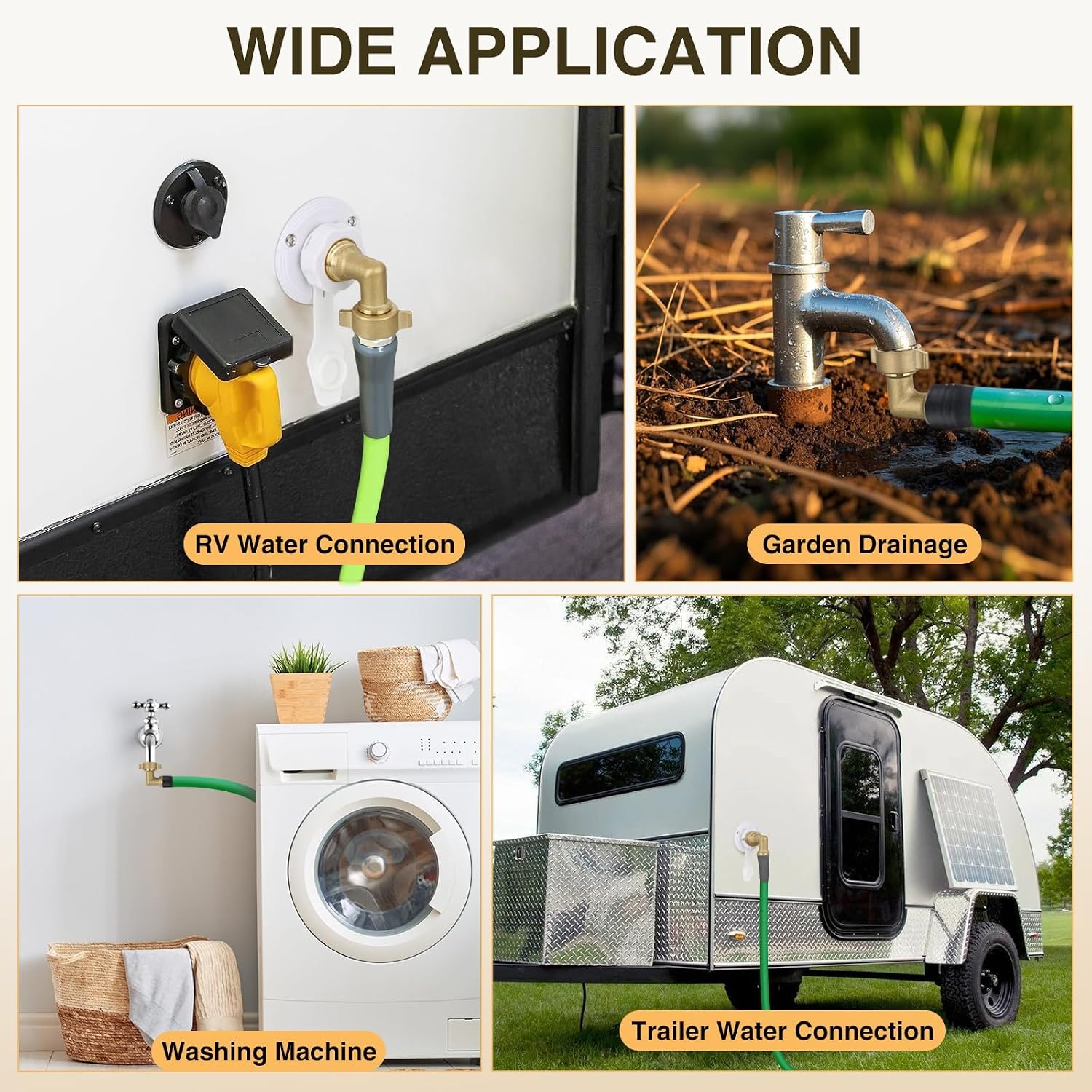image:imageNilight RV Water Pressure Regulator for RV Camper Adjustable Handle Water Hose Pressure Regulator with Oil Filled Gauge and Inlet Screen Filter Brass Leadfree Reducer Valve for Camper Travel TrailerInlet Check ValveHose Elbow
