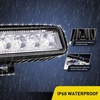 image:imageNilight 2Pcs 18w Spot LED Work Lights LED Pods Fog Lights Off Road Led Lights Driving Lights with16AWG Off Road Wiring Harness Kit2 Leads18W Lights  Wiring Harness