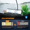 image:imageNilight 2Pcs 18w Spot LED Work Lights LED Pods Fog Lights Off Road Led Lights Driving Lights with16AWG Off Road Wiring Harness Kit2 Leads60W Side Shooter Light  Wiring Harness