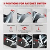 image:imageNilight Boat Trailer Winch 3500 Lbs Hand Crank Winch Heavy Duty Boat Winches with 33Ft Strap Rope Hook Two Way Ratchet 41 81 Gear Portable Marine Manual Winch for Trailers Boat RV ATV Jet Ski TowingBlack