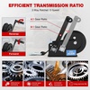 image:imageNilight Boat Trailer Winch 3500 Lbs Hand Crank Winch Heavy Duty Boat Winches with 33Ft Strap Rope Hook Two Way Ratchet 41 81 Gear Portable Marine Manual Winch for Trailers Boat RV ATV Jet Ski TowingBlack