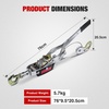 image:imageNilight Boat Trailer Winch 3500 Lbs Hand Crank Winch Heavy Duty Boat Winches with 33Ft Strap Rope Hook Two Way Ratchet 41 81 Gear Portable Marine Manual Winch for Trailers Boat RV ATV Jet Ski TowingBlack