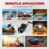 image:imageNilight Boat Trailer Winch 3500 Lbs Hand Crank Winch Heavy Duty Boat Winches with 33Ft Strap Rope Hook Two Way Ratchet 41 81 Gear Portable Marine Manual Winch for Trailers Boat RV ATV Jet Ski TowingBlack