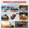 image:imageNilight Boat Trailer Winch 3500 Lbs Hand Crank Winch Heavy Duty Boat Winches with 33Ft Strap Rope Hook Two Way Ratchet 41 81 Gear Portable Marine Manual Winch for Trailers Boat RV ATV Jet Ski TowingOrange