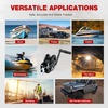 image:imageNilight Boat Trailer Winch 3500 Lbs Hand Crank Winch Heavy Duty Boat Winches with 33Ft Strap Rope Hook Two Way Ratchet 41 81 Gear Portable Marine Manual Winch for Trailers Boat RV ATV Jet Ski TowingBlack