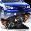 image:imageNilight Headlight Assembly Compatible with 2000 2001 Toyota Camry Replacement Headlamp Black Housing Amber Reflector Driver and Passenger SideBlack Housing Amber Reflector