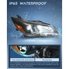image:imageNilight Headlight Assembly Compatible with 2000 2001 Toyota Camry Replacement Headlamp Black Housing Amber Reflector Driver and Passenger SideBlack Housing Amber Reflector