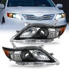 image:imageNilight Headlight Assembly Compatible with 2000 2001 Toyota Camry Replacement Headlamp Black Housing Amber Reflector Driver and Passenger SideBlack Housing Amber Reflector