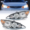image:imageNilight Headlight Assembly Compatible with 2000 2001 Toyota Camry Replacement Headlamp Black Housing Amber Reflector Driver and Passenger SideChrome Housing Amber Reflector