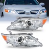 image:imageNilight Headlight Assembly Compatible with 2000 2001 Toyota Camry Replacement Headlamp Black Housing Amber Reflector Driver and Passenger SideChrome Housing Amber Reflector