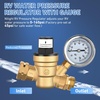 image:imageNilight RV Water Pressure Regulator for RV Camper Adjustable Handle Water Hose Pressure Regulator with Oil Filled Gauge and Inlet Screen Filter Brass Leadfree Reducer Valve for Camper Travel TrailerScrewdriver Adjustable  Oil Filled Gauge