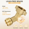 image:imageNilight RV Water Pressure Regulator for RV Camper Adjustable Handle Water Hose Pressure Regulator with Oil Filled Gauge and Inlet Screen Filter Brass Leadfree Reducer Valve for Camper Travel Trailer45 Degree Hose Elbow