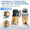 image:imageNilight RV Water Pressure Regulator for RV Camper Adjustable Handle Water Hose Pressure Regulator with Oil Filled Gauge and Inlet Screen Filter Brass Leadfree Reducer Valve for Camper Travel TrailerHandwheel adjustment  Oil Filled Gauge