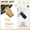 image:imageNilight RV Water Pressure Regulator for RV Camper Adjustable Handle Water Hose Pressure Regulator with Oil Filled Gauge and Inlet Screen Filter Brass Leadfree Reducer Valve for Camper Travel Trailer3 Inlet Check Valve Black