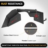 image:imageNilight TJ Rear Inner Fender Liners Fit for 1997 1998 1999 2000 2001 2002 2003 2004 2005 2006 Jeep Wrangler TJ amp LJ 2PCS Offroad Powder Coated Steel Splash Mud Guard Wheel Well Liner Covers2Pcs Front TJ  LJ 19972006