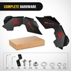 image:imageNilight TJ Rear Inner Fender Liners Fit for 1997 1998 1999 2000 2001 2002 2003 2004 2005 2006 Jeep Wrangler TJ amp LJ 2PCS Offroad Powder Coated Steel Splash Mud Guard Wheel Well Liner Covers2Pcs Front JK 20072018