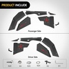 image:imageNilight TJ Rear Inner Fender Liners Fit for 1997 1998 1999 2000 2001 2002 2003 2004 2005 2006 Jeep Wrangler TJ amp LJ 2PCS Offroad Powder Coated Steel Splash Mud Guard Wheel Well Liner Covers2Pcs Front TJ  LJ 19972006