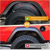 image:imageNilight TJ Rear Inner Fender Liners Fit for 1997 1998 1999 2000 2001 2002 2003 2004 2005 2006 Jeep Wrangler TJ amp LJ 2PCS Offroad Powder Coated Steel Splash Mud Guard Wheel Well Liner Covers2Pcs Rear TJ  LJ 19972006